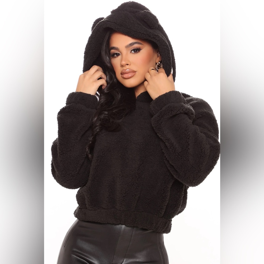Your Favorite Teddy Bear Pullover Jacket Fashion Nova